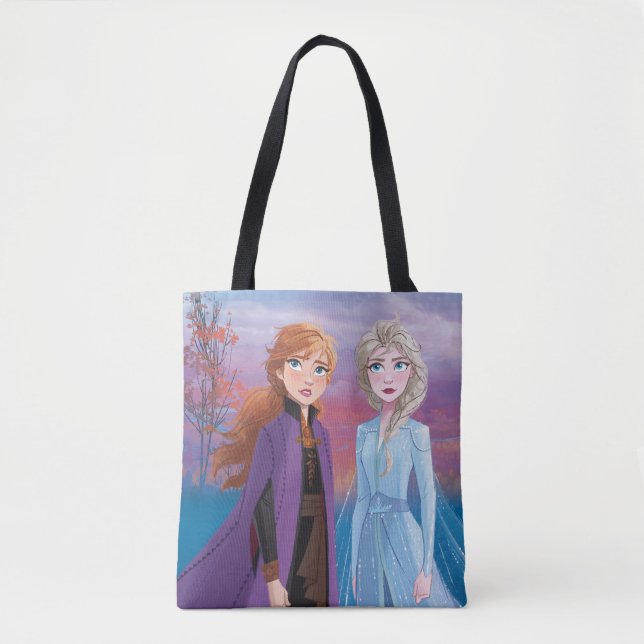 Tote Bag Gelé 2| Anna et Elsa| Un voyage ensemble (Devant)