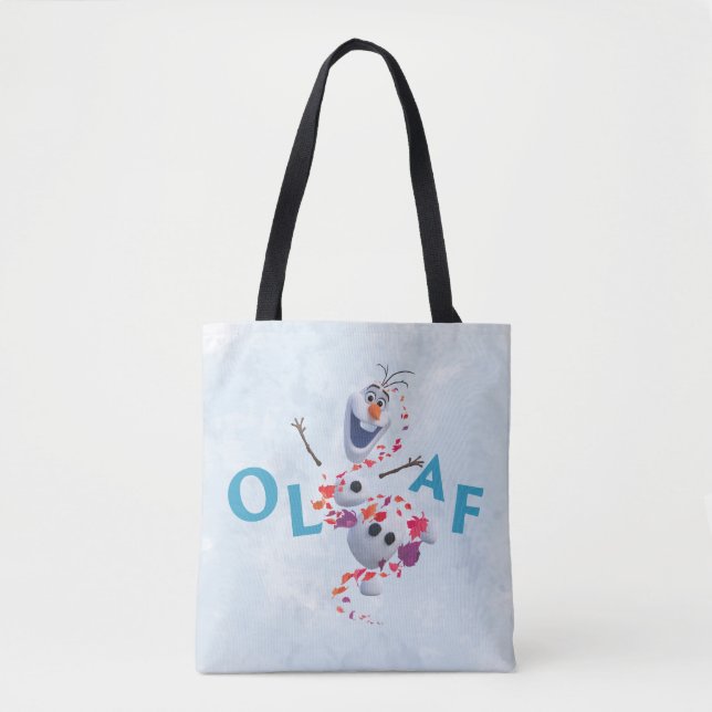 Tote Bag Gelé 2 : Olaf Dans La Brise (Devant)