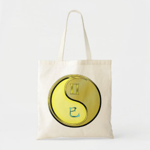 Tote Bag Gemini et serpent métallique