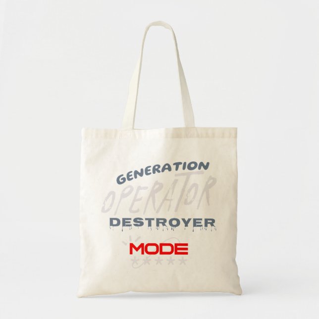 Tote Bag Generation Operator Destroyer Mode (Devant)