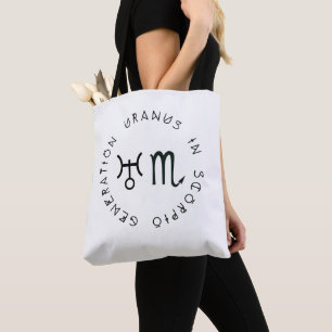 Tote Bag Génération Uranus dans Scorpio Astrologie Zodiac