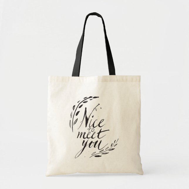 Tote Bag Gentil de vous rencontrer (Devant)