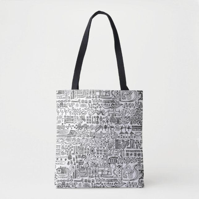 Tote Bag geo design (Devant)