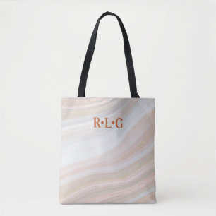 Tote Bag Géode de marbre chaud