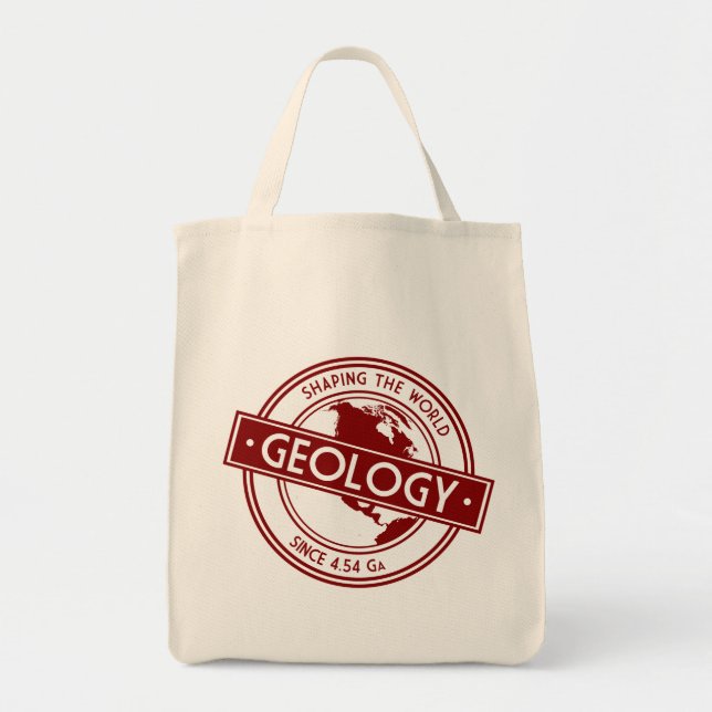 Tote Bag Géologie - Façonner le logo mondial (Amérique du N (Devant)