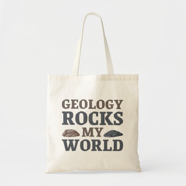 Tote Bag Géologie Rocks Mon Monde (Devant)