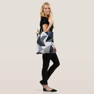 Tote Bag Géométrie monochrome