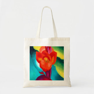 Tote Bag Georgia O Keeffe Red Canna