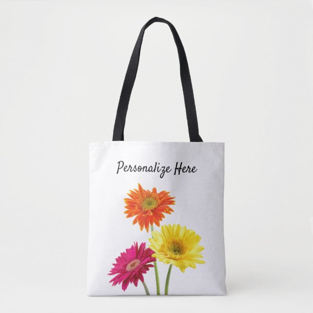 Tote Bag Gerbera Daisies  (Devant)