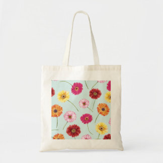 Tote Bag Gerbera,pink,red,orange,yellow 
