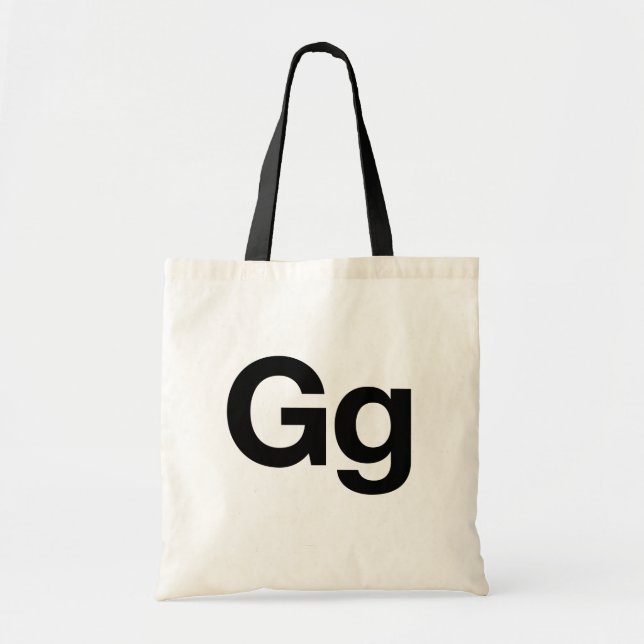 Tote Bag Gg helvetica (Devant)