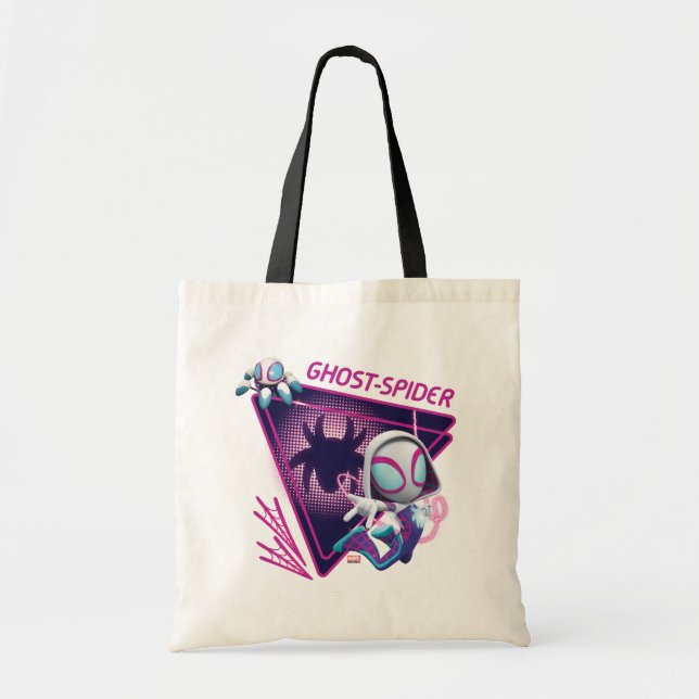 Tote Bag Ghost-Spider et TWIRL-E Glow Webs Glow (Devant)