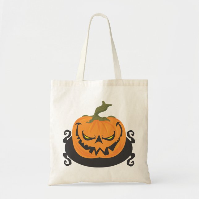 Tote Bag Ghoulish Jack-o-lanterne (Devant)
