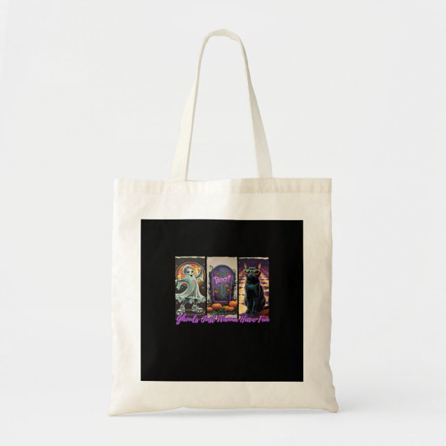 Tote Bag Ghouls Veux Juste Avoir Un Style De Fente Amusant (Devant)