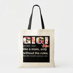 Tote Bag Gigi Définition Amusante Grand-mère Fête des mères