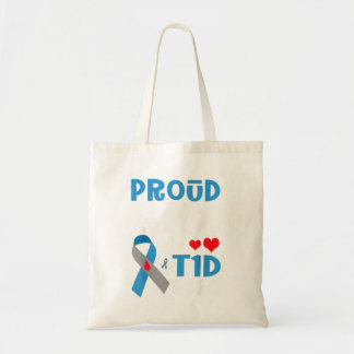 Tote Bag Gigi fière d'un héros T1d Sensibilisation au diabè