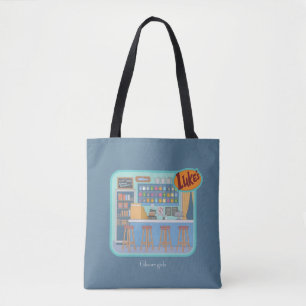 Tote Bag Gilmore Girls   Luke's Diner Graphic