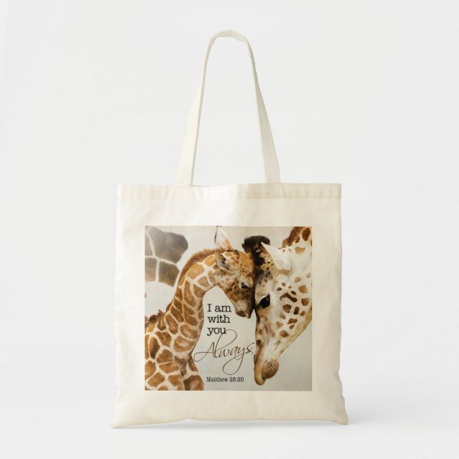 Tote Bag Girafe fourre-tout (Devant)