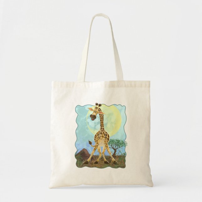 Tote Bag Giraffe de la Parade Animale (Devant)