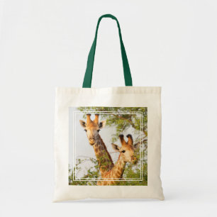 Tote Bag Giraffes Pékin au-dessus de la végétation