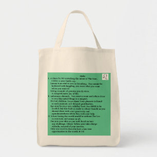 Tote Bag Girlie LION 23 juillet - 22 août poème fourre-to