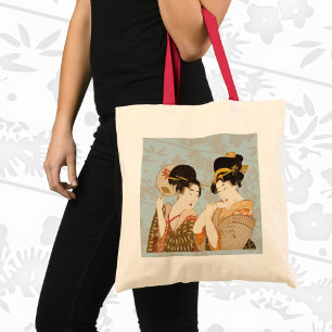 Tote Bag Girls geisha japonaises vintages en Kimonos