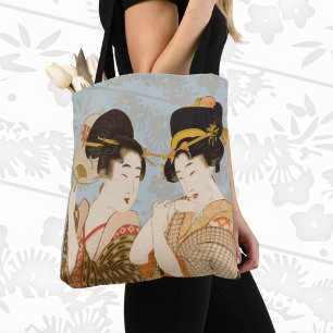 Tote Bag Girls geisha japonaises vintages en Kimonos