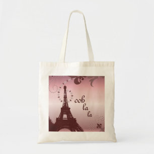 Tote Bag girly chic retro mode paris eiffel tower