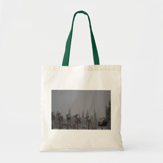 Tote Bag Glace congelée par flocon de neige de chute de (Devant)