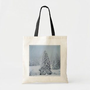 Tote Bag Glace et neige Bois, Alpes suisses