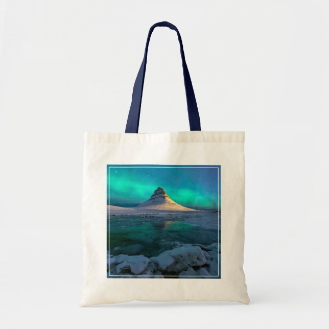 Tote Bag Glace et neige | Kirkjufell Mountain, Islande (Devant)