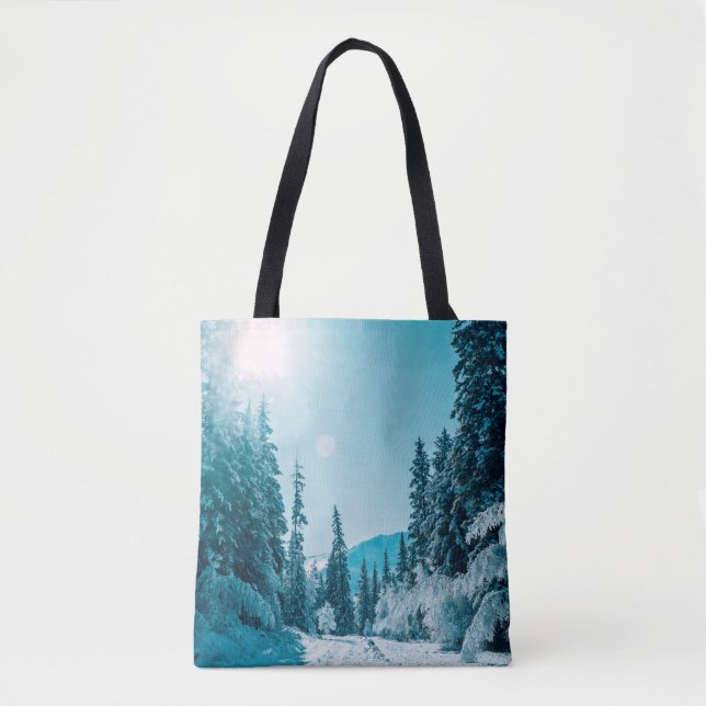 Tote Bag Glace et neige | Réserve naturelle de l'Altaï, Rus (Devant)