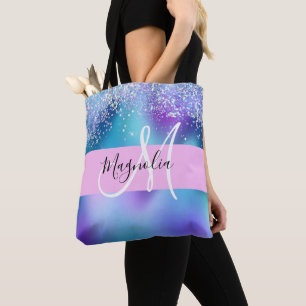 Tote Bag Glam Holographique Sirène Parties scintillant étin