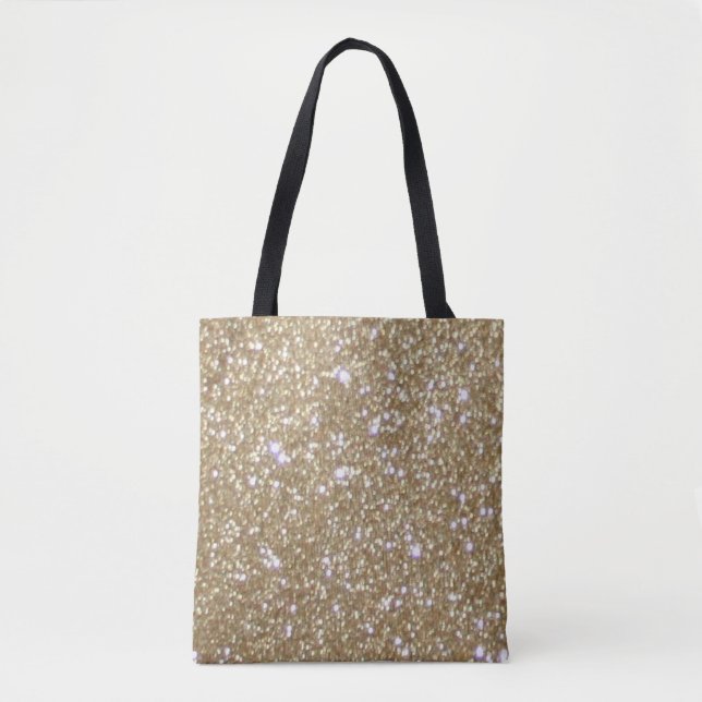 Tote Bag Glamor Glitz Bokeh illumine la parties scintillant (Devant)