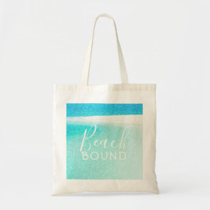 Tote Bag *Glitter attaché Beach* de plage