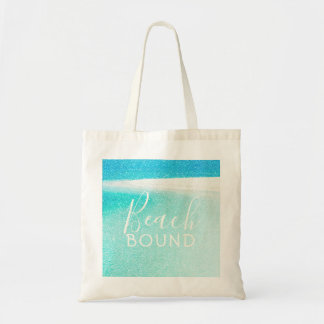 Tote Bag *Glitter attaché Beach* de plage