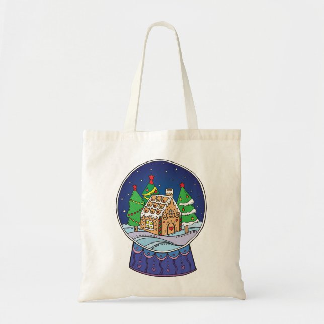 Tote Bag Globe de neige (Devant)