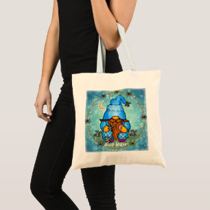 Tote Bag Gnome jouant des jacks