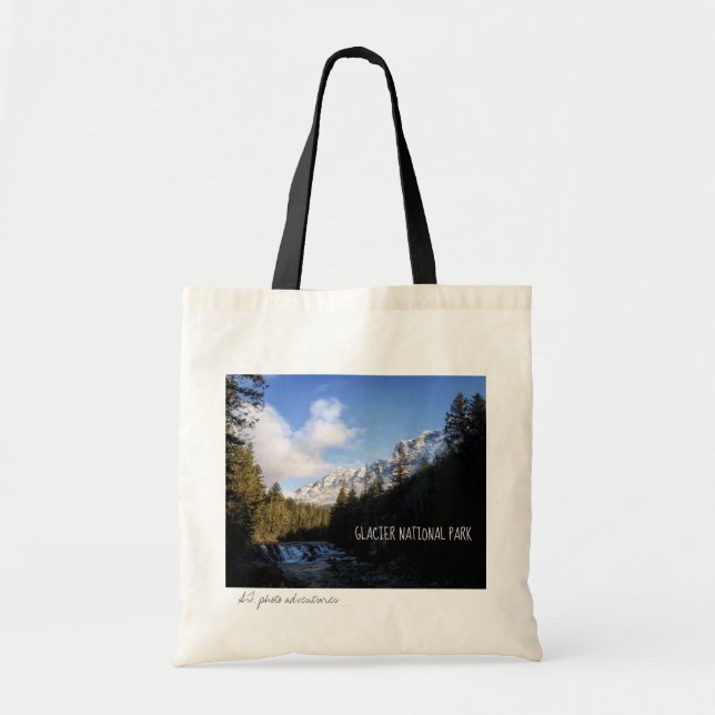 Tote Bag GNP Falls & Mountain Canvas Fourre-tout (Devant)