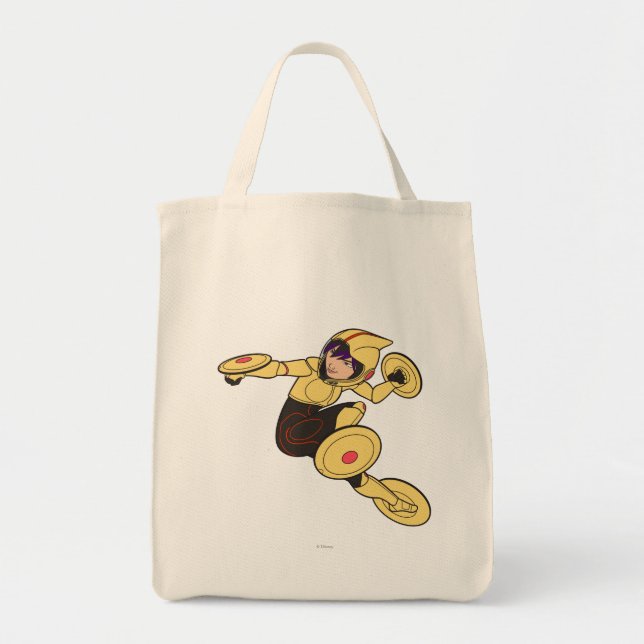 Tote Bag Go Go Go Tomago Jaune (Devant)