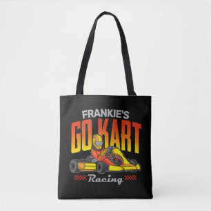 Tote Bag Go Kart Racing Personnalisé Motorsport Karting