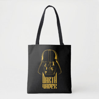 Tote Bag Gold Reflet Darth Vader Nom Graphique
