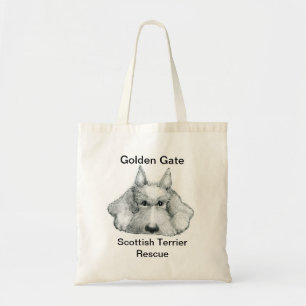 Tote Bag Golden Gate Scottish Terrier Secourt