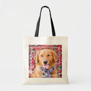 Tote Bag Golden Retriever In Scarf