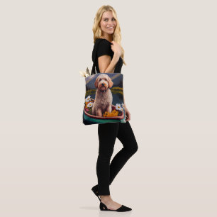 Tote Bag Goldendoodle on a Paddle : Une aventure Pittoresqu