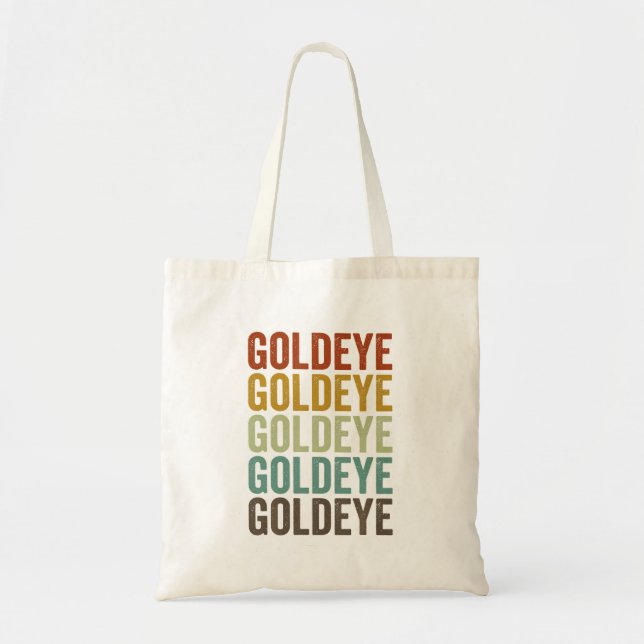 Tote Bag Goldeye Fish Retro (Devant)