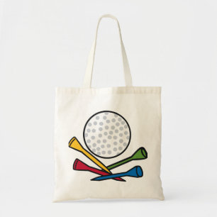 Tote Bag Golf Ball and Tees
