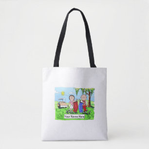 Tote Bag Golf Couple