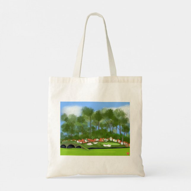 Tote Bag Golf d'Augusta 12ème trou (Dos)