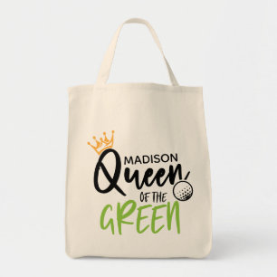 Tote Bag Golf Queen Of The Green Funny Moderne Personnalisé